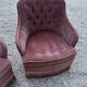 Lot de 2 fauteuils crapaud vintage 