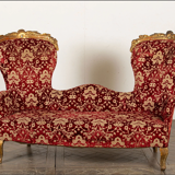 Baroque "loveseat" bench
