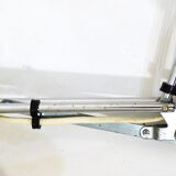 Chrome articulated office lamp