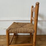 Rope and wood children's chair
