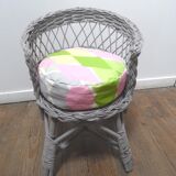 Fauteuil enfant en rotin