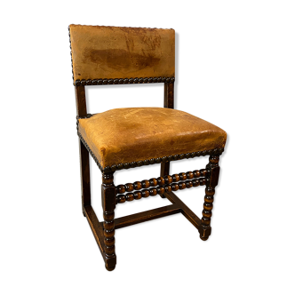 Chaise à dos espagnol d'époque Renaissance XVIe siècle