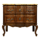 Woman chest of drawers style Louis XV in walnut circa 1880-1900