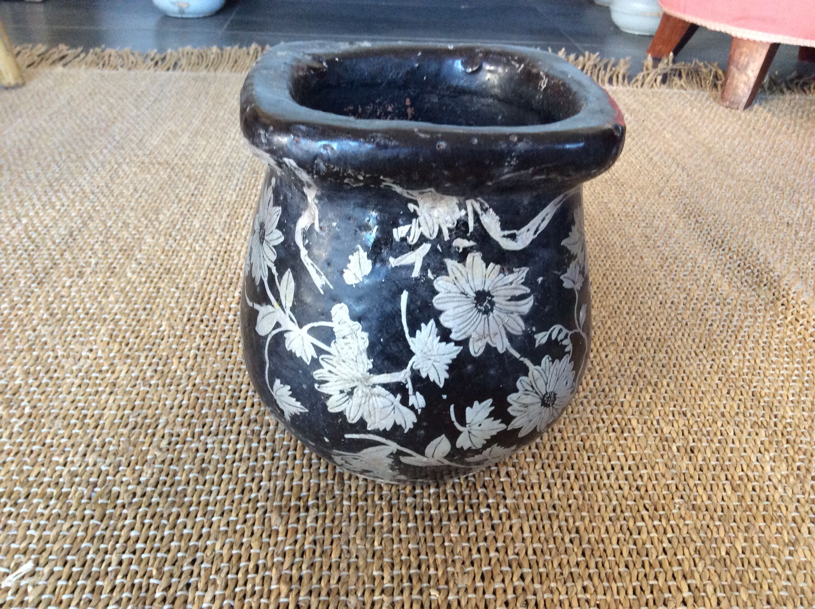 Terracotta vase