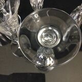 Set of 6 crystal champagne flutes Saint Louis