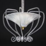 Art Decò Barovier e Toso "Fountain" Murano Glass Chandelier, 1950