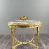 Large Pompeian-style bronze cup with two handles, 19th century.