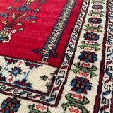 Vintage woven wool rug 130x80