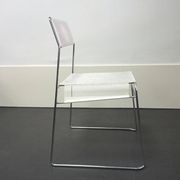Set of 4 metal chairs, 1970s