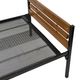 Vintage scandinavian bed daybed by Dico Holland 1960s teak metal