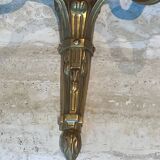 Set of 4 bronze wall lights in Louis XVI style.