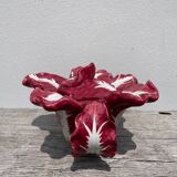 Ceramic teapot with cabbage slip