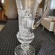 Crystal pitcher. Crystal jug.