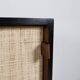 ENFILADE FLORENCE KNOLL MODEL 116 WOOD LEATHER AND RATTAN 1960