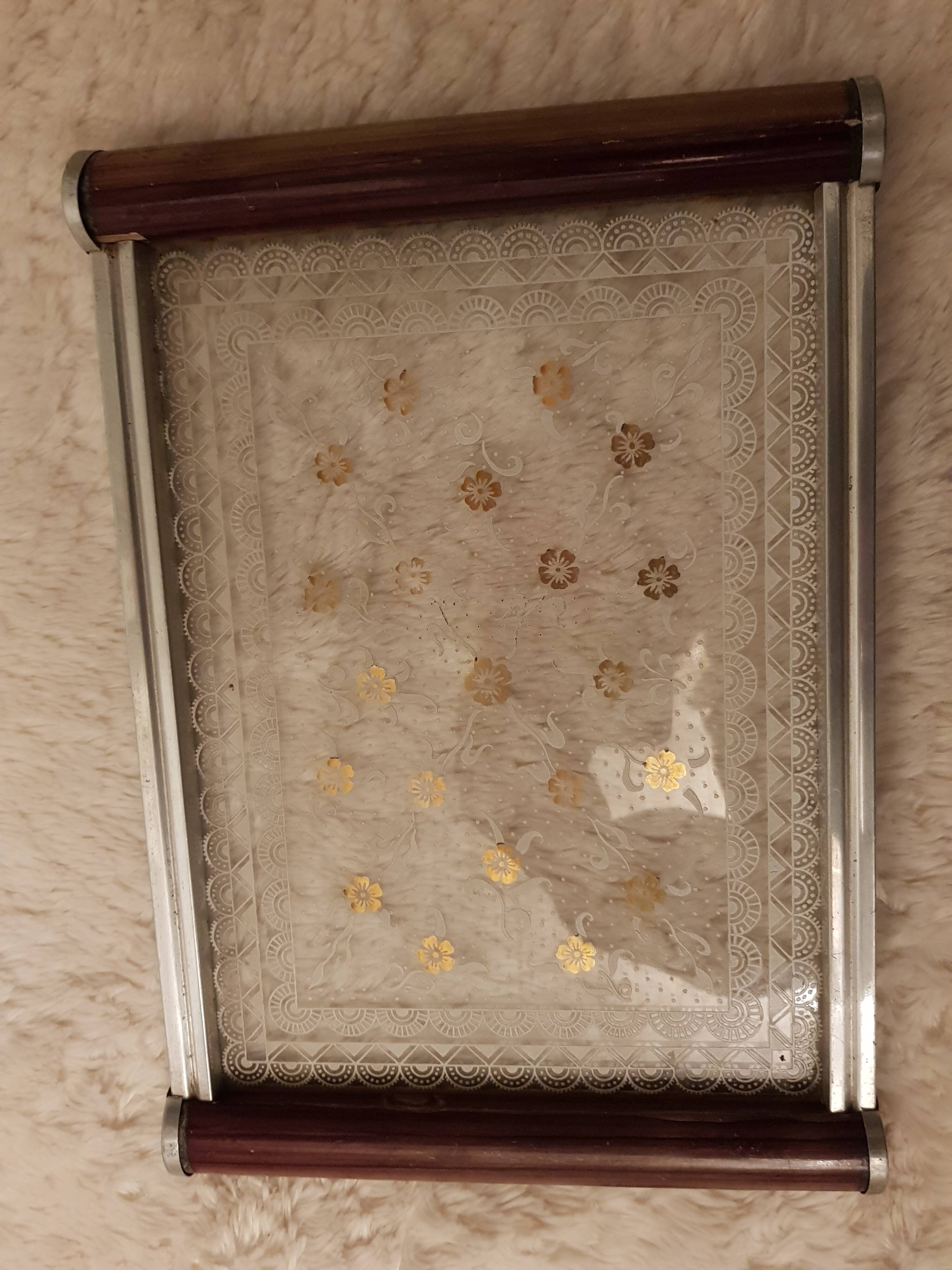 Pair of vintage trays