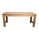 Slatted wooden bench