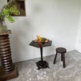 1900 lion paw pedestal table