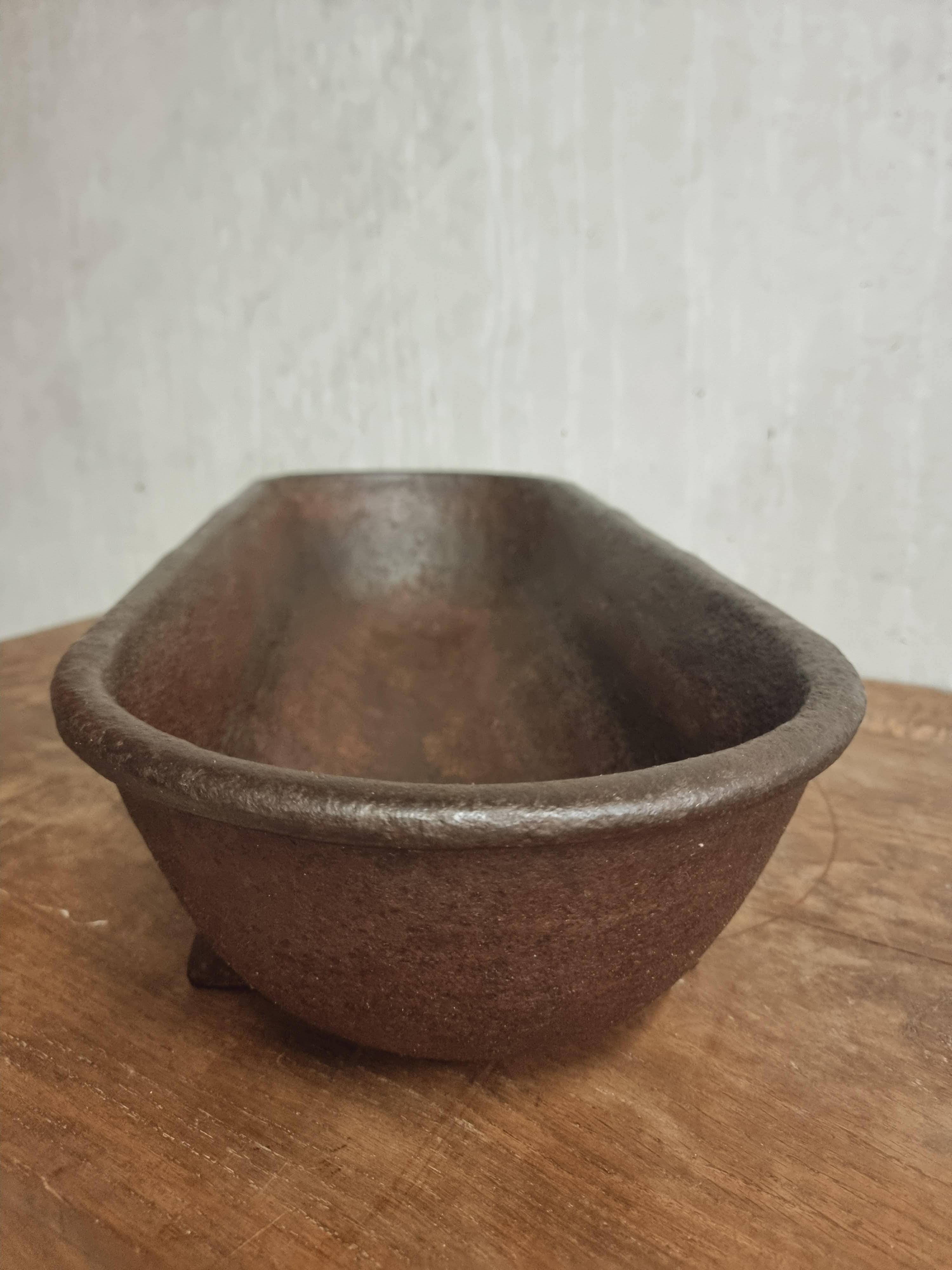 Antique trough water trough flower basin cast iron 29x75 cm