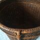 Japanese former basket in bamboo and braided basketry