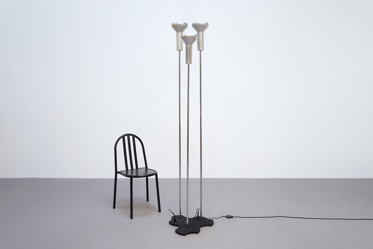 Gino Sarfatti set of three floor lamps mod. 1073 for Arteluce