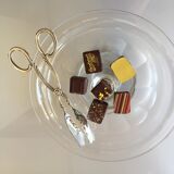 Silver metal mignardises pinch