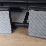 3-seater leather sofa Roche Bobois