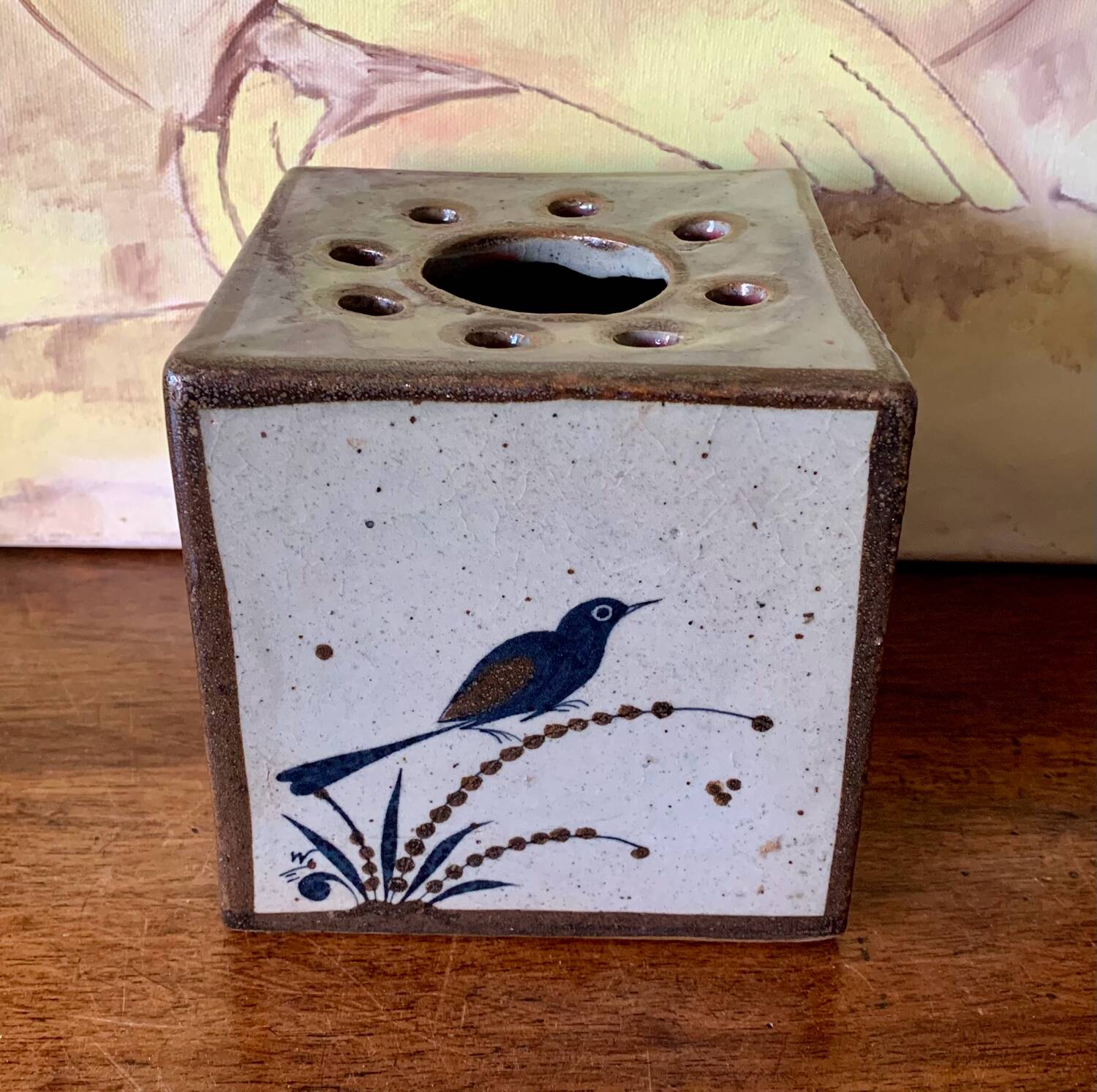 70s flower spike vase