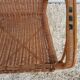 Vintage 50s osier and bamboo armchair