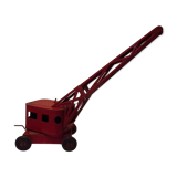 Toy old crane plate