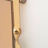 Miroir du milieu du siècle de Luciano Frigerio avec cadre torsadé doré, Italie, Italie