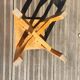 1950s wooden reconstruction stool