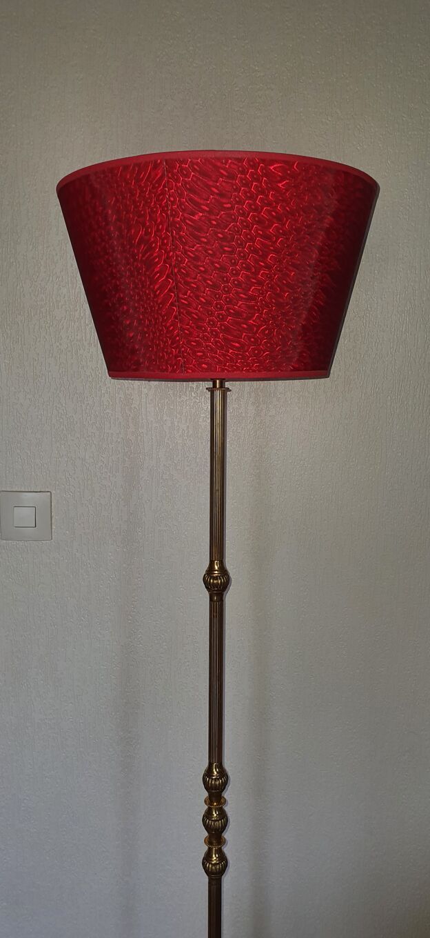 Vintage brass floor lamp