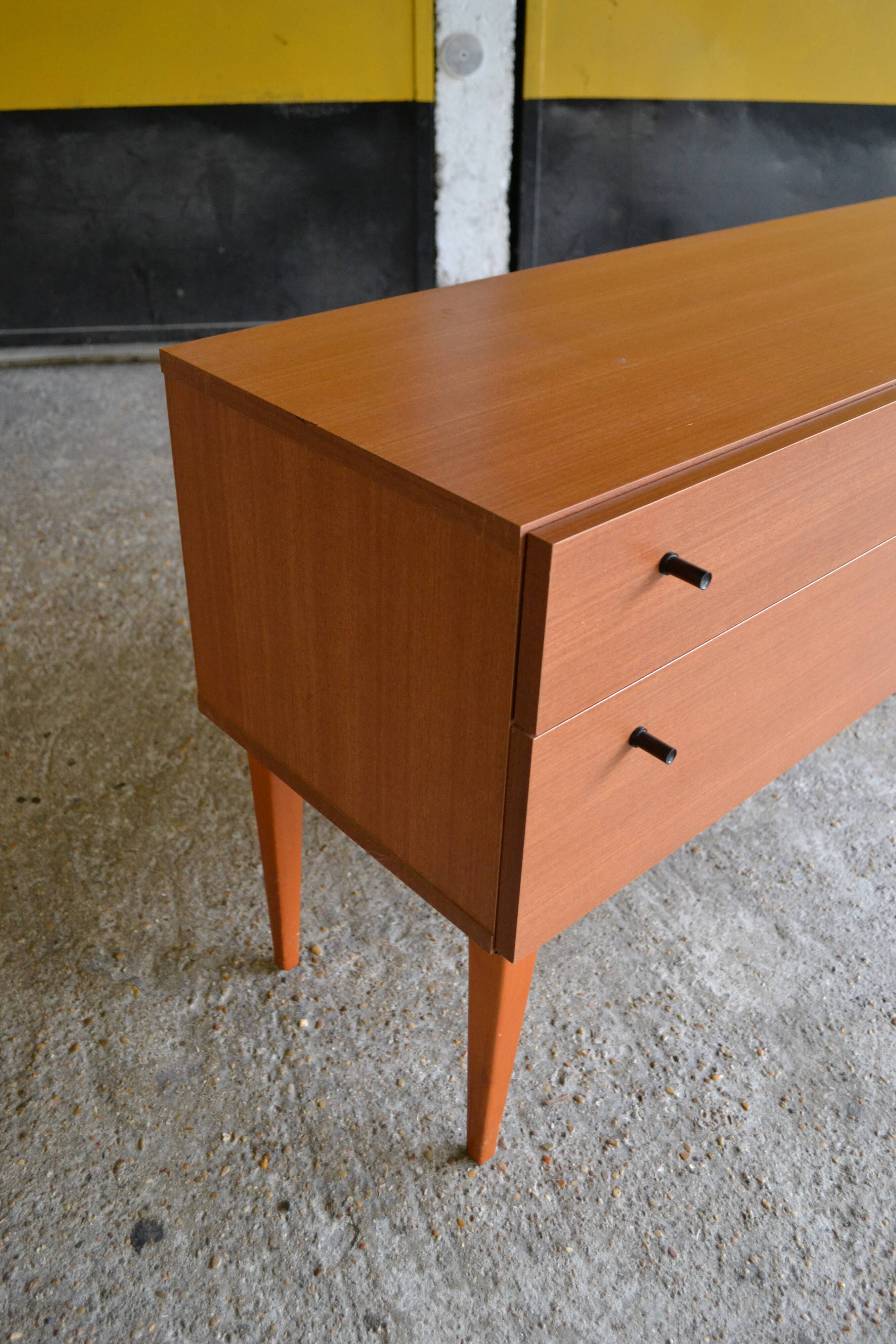 Formica beech sideboard from the 70s