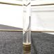 Hollywood Regency gold and perspex side or small coffee table