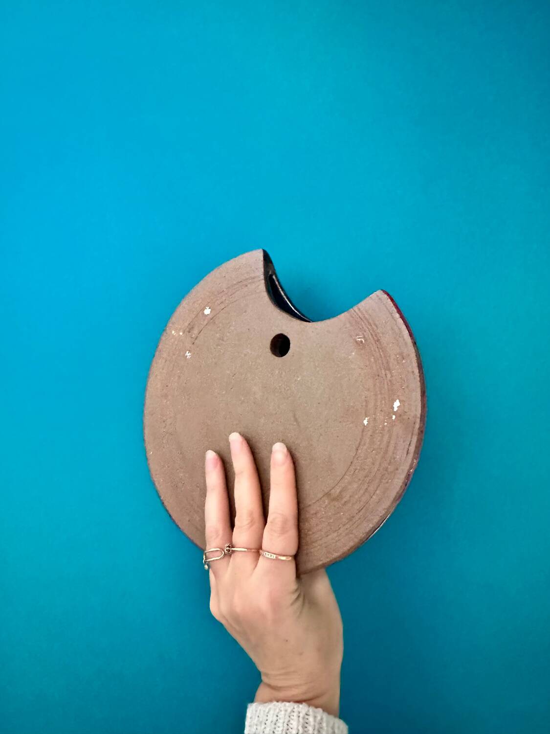 Vintage wall ceramic vase