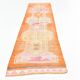 Tapis de couloir vintage orange pâle 3x13, 94x381 cm