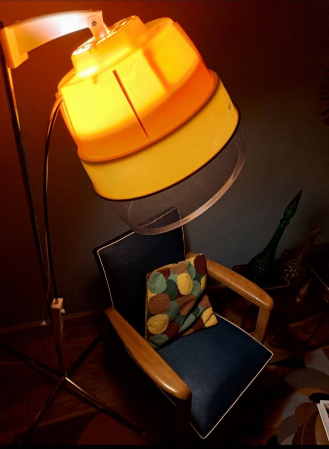 Rare 1950's pair of scandinavian design bridges armchairs