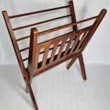 Folding teak magazine holder by Cees Braakman