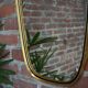 Mirror in brass - 81x38cm