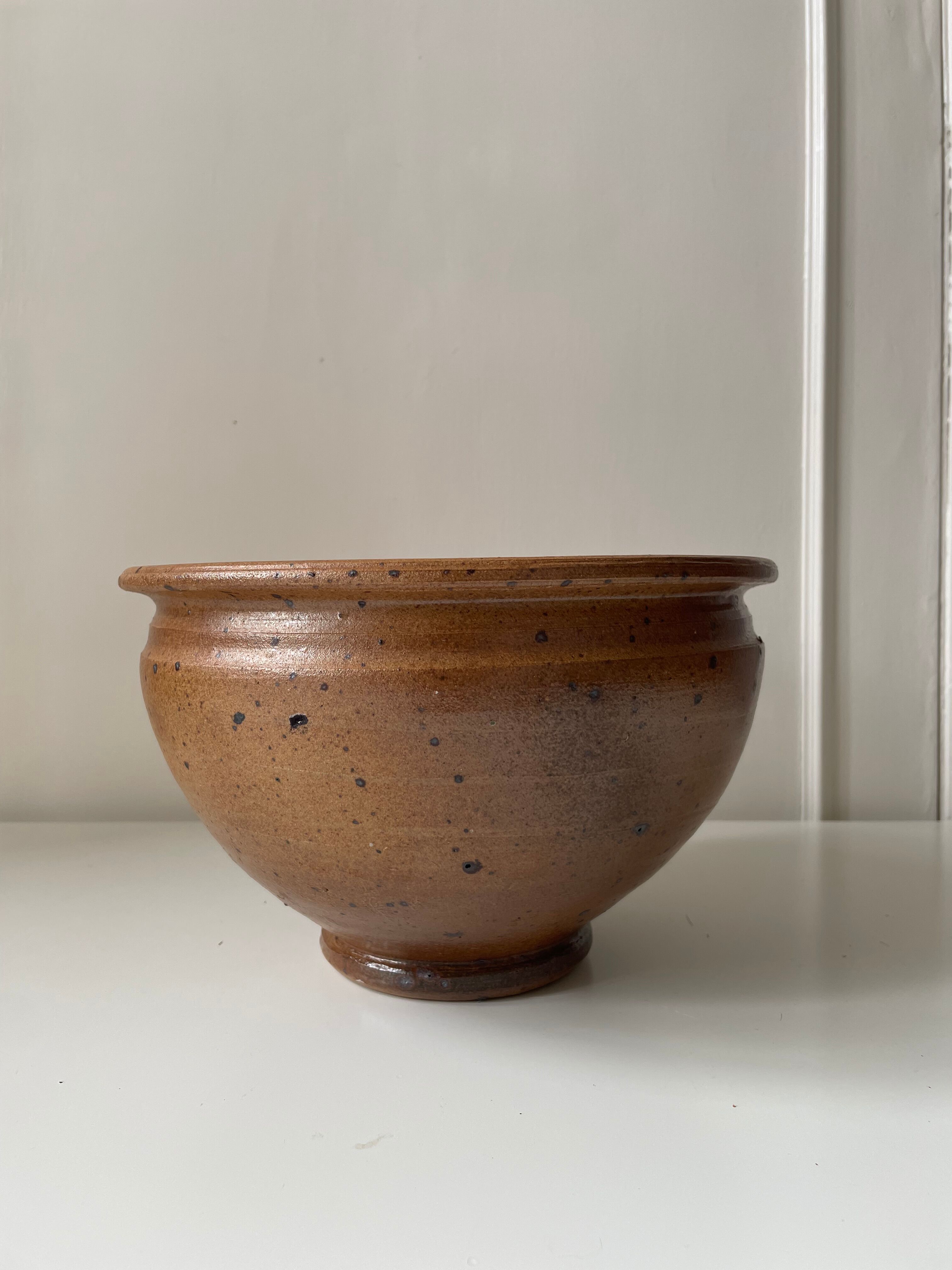 Pyrite stoneware salad bowl