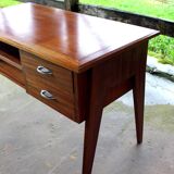 Scandinavian teak desk from the 60s, vintage design