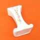 Soliflore vase alphabet letter i ceramic with floral decoration