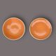Set of 8 vintage Salins plates – Deauville Corail model