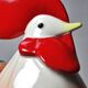 Polychrome porcelain rooster subject Hahn Georges Selim for Goebel Germany 1984