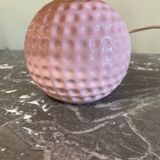 Vintage pink ceramic lamp