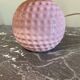Vintage pink ceramic lamp
