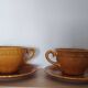 Large cups and saucers