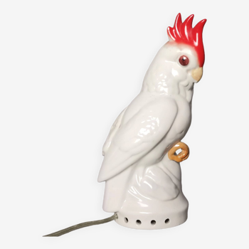 Veilleuse oiseau en porcelaine vintage East Germal