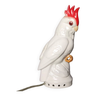 Veilleuse oiseau en porcelaine vintage East Germal