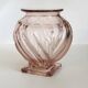 Art Deco glass vase Rosaline by Rudolf Schrötter for Inwald